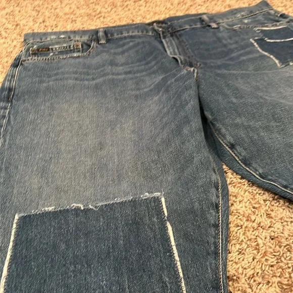 Polo Ralph Lauren - Women’s Patchwork Pony Pocket Avery Boyfriend Jeans -Size 28